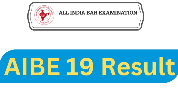 AIBE 19 Exam Result release announcement for 2024 candidates.